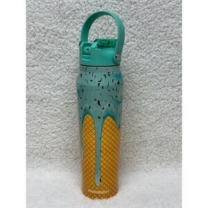 FrostBuddy Sport Buddy Water Bottle Mint Chocolate Chip Ice Cream Cone 24oz
